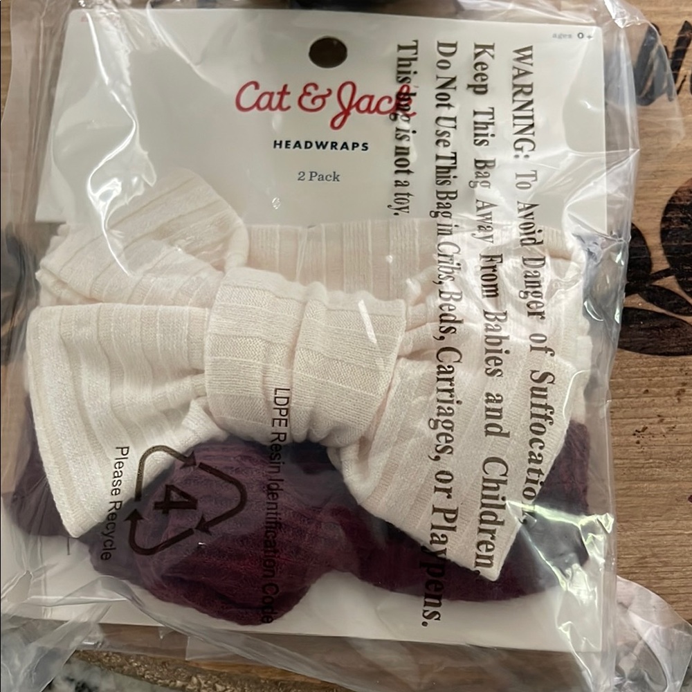 Cat & Jack Cream and Purple Hair Accessories for Stylish Looks